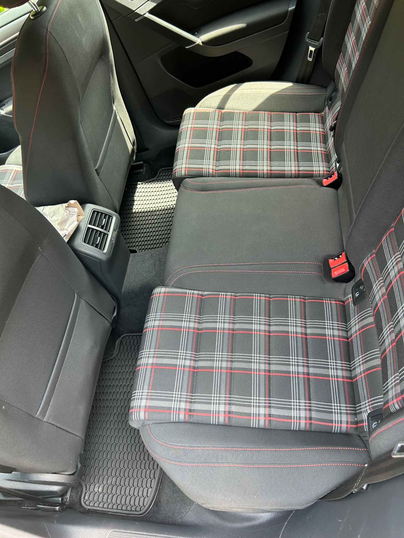 Rear Seats after detailing